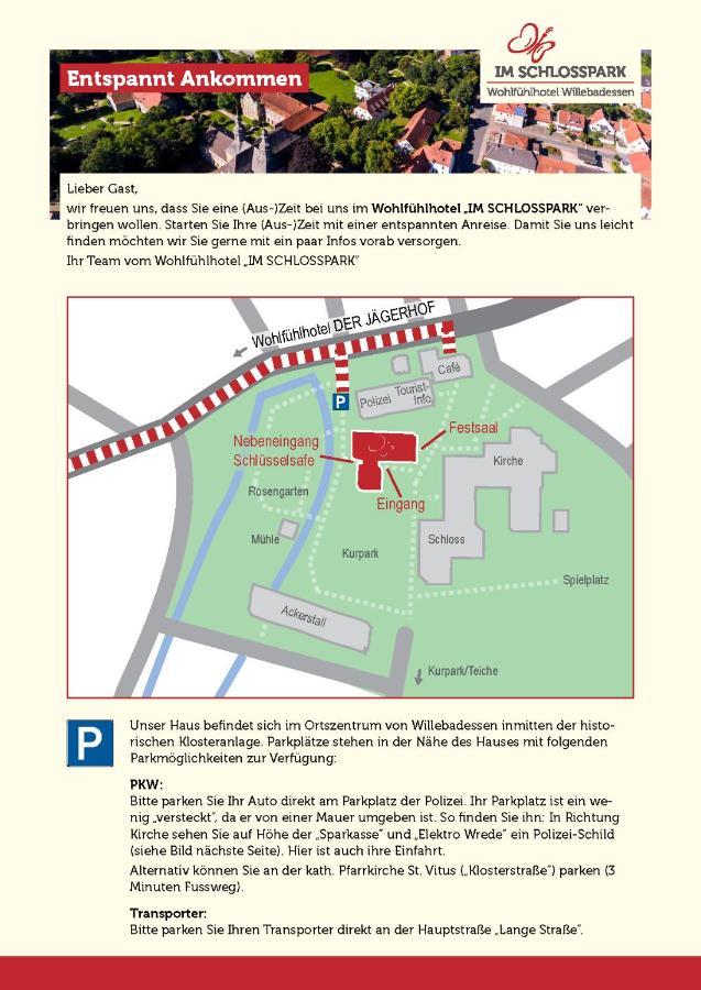 Wohlfuehlhotel Im Schlosspark - Self Checkin Willebadessen المظهر الخارجي الصورة